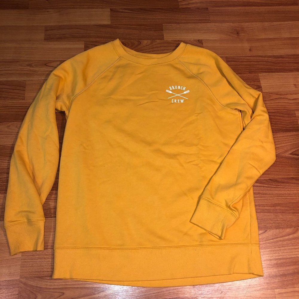 Yellow Crewneck Sweatshirt